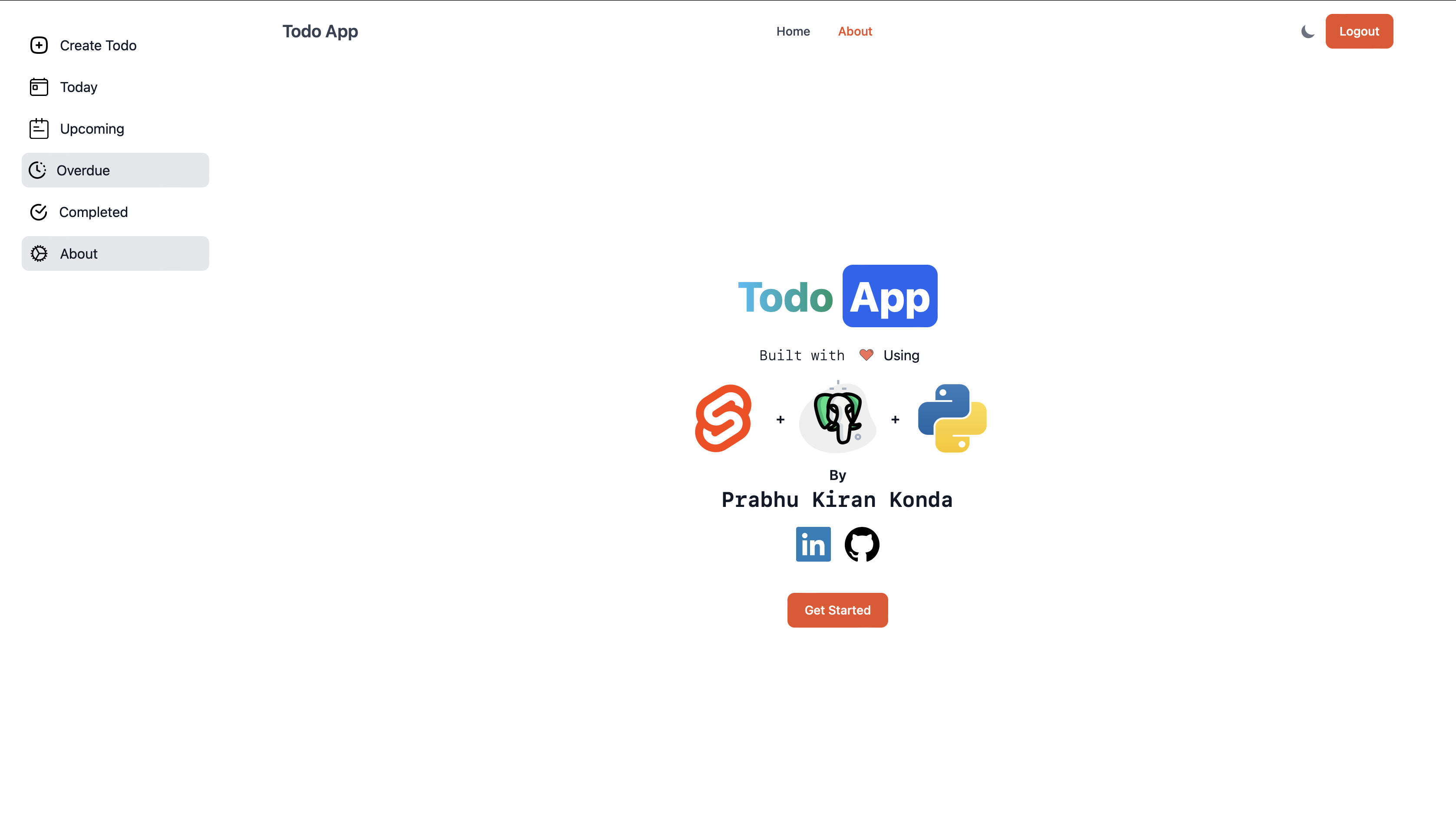 Full Stack Todo App